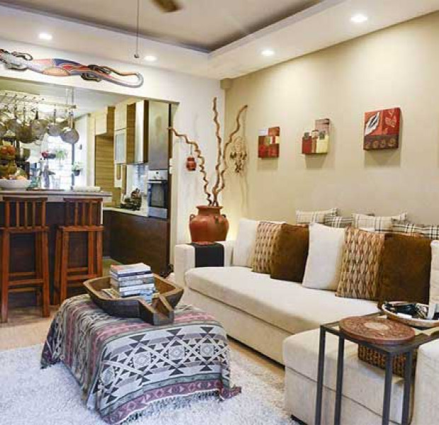 Nostalgic antiques, wooden furnishings transform 3-room flat into resort-style Balinese home