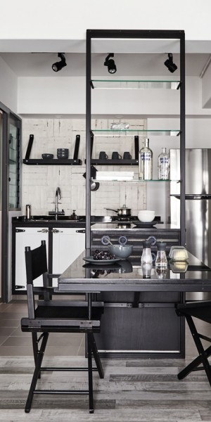 Industrial chic design pushes spatial limits of Punggol 3-room flat